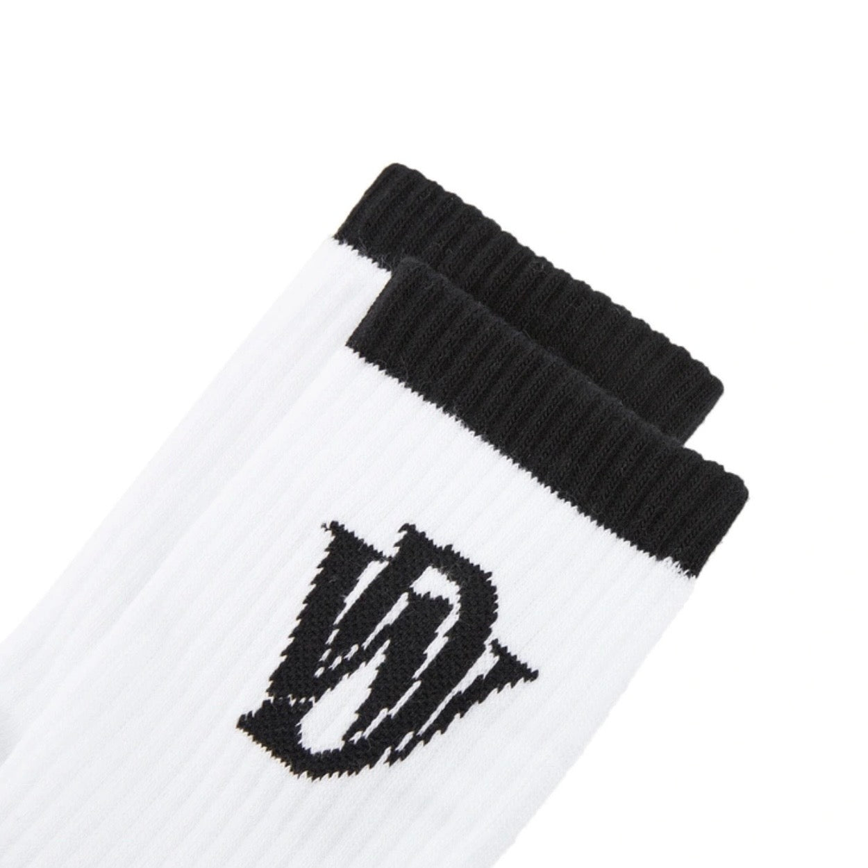 【予約注文】Way of Wade ロゴ クルーソックス 抗菌 ウェイオブウェイド