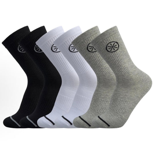 【予約注文】Way of Wade ロゴ クルーソックス 6足セット ウェイオブウェイド