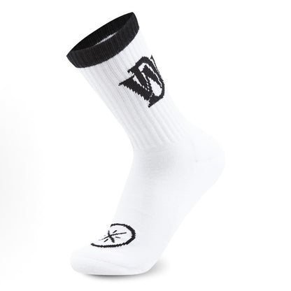 【予約注文】Way of Wade ロゴ クルーソックス 抗菌 ウェイオブウェイド