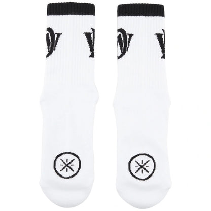 【予約注文】Way of Wade ロゴ クルーソックス 抗菌 ウェイオブウェイド