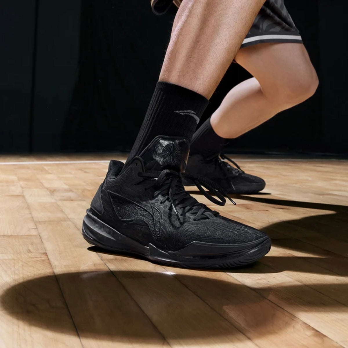 【予約注文】Li-Ning Li Ren 7(Sharp Edge 7) シャープエッジ 7 オールブラック リーニン バスケットボールシューズ