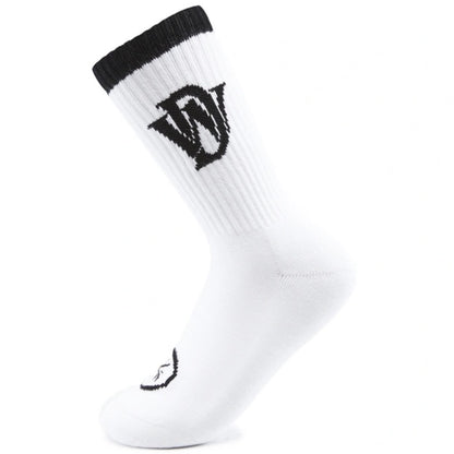 【予約注文】Way of Wade ロゴ クルーソックス 抗菌 ウェイオブウェイド