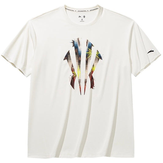 【予約注文】ANTA KAI ロゴ UVカット 3A抗菌 冷感半袖Tシャツ ユニセックス 吸汗速乾 バスケットボールウェア