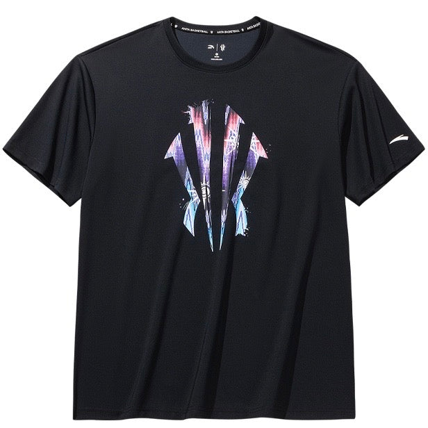 【予約注文】ANTA KAI ロゴ UVカット 3A抗菌 冷感半袖Tシャツ ユニセックス 吸汗速乾 バスケットボールウェア