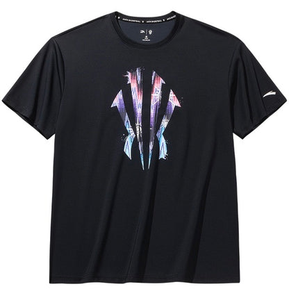 【予約注文】ANTA KAI ロゴ UVカット 3A抗菌 冷感半袖Tシャツ ユニセックス 吸汗速乾 バスケットボールウェア