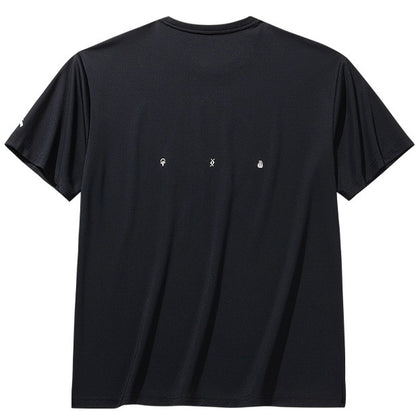 【予約注文】ANTA KAI ロゴ UVカット 3A抗菌 冷感半袖Tシャツ ユニセックス 吸汗速乾 バスケットボールウェア