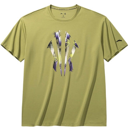 【予約注文】ANTA KAI ロゴ UVカット 3A抗菌 冷感半袖Tシャツ ユニセックス 吸汗速乾 バスケットボールウェア