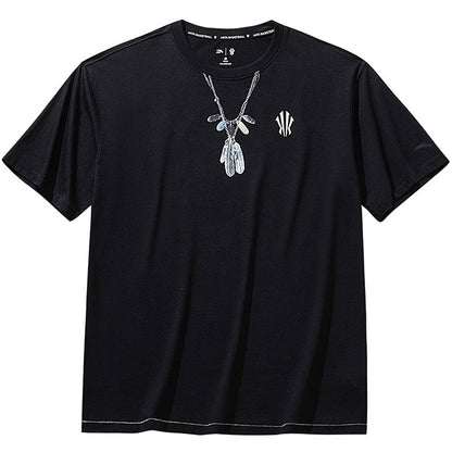 【予約注文】ANTA KAI ロゴ 半袖Tシャツ ユニセックス コットン100% カイリー・アービング