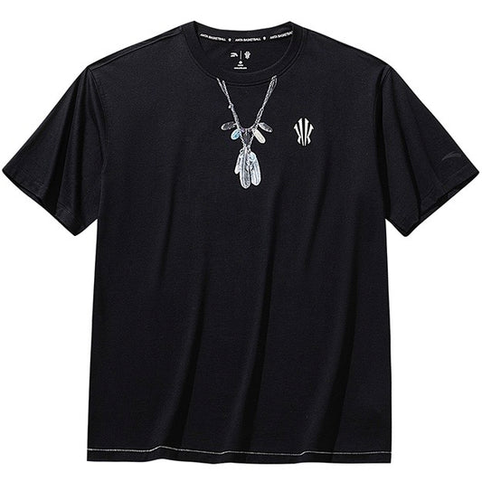 【予約注文】ANTA KAI ロゴ 半袖Tシャツ ユニセックス コットン100% カイリー・アービング