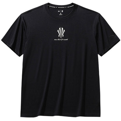 【予約注文】ANTA KAI ロゴ 3A抗菌 冷感スポーツTシャツ ユニセックス 吸汗速乾 バスケットボールウェア